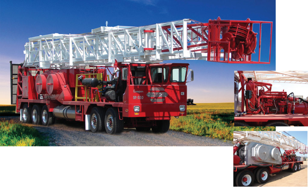 Cooper SP550 Well Service Rig Order Mobile Oil Well Servicing Rigs