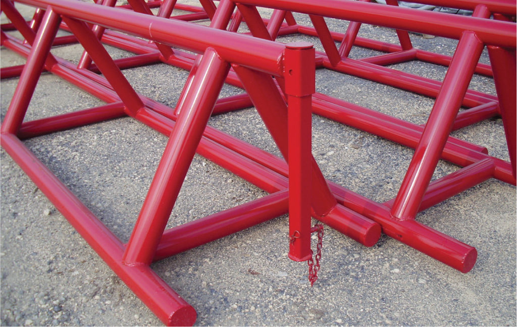 Pipe Racks Solid Welded End Caps Rigs Dragon Products