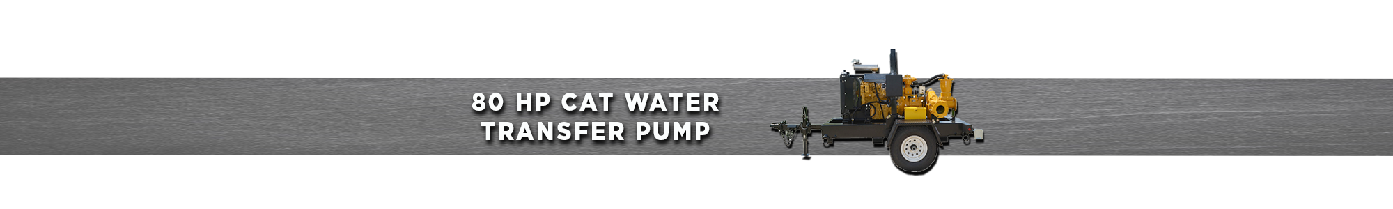 80 HP CAT Water Transfer Pump