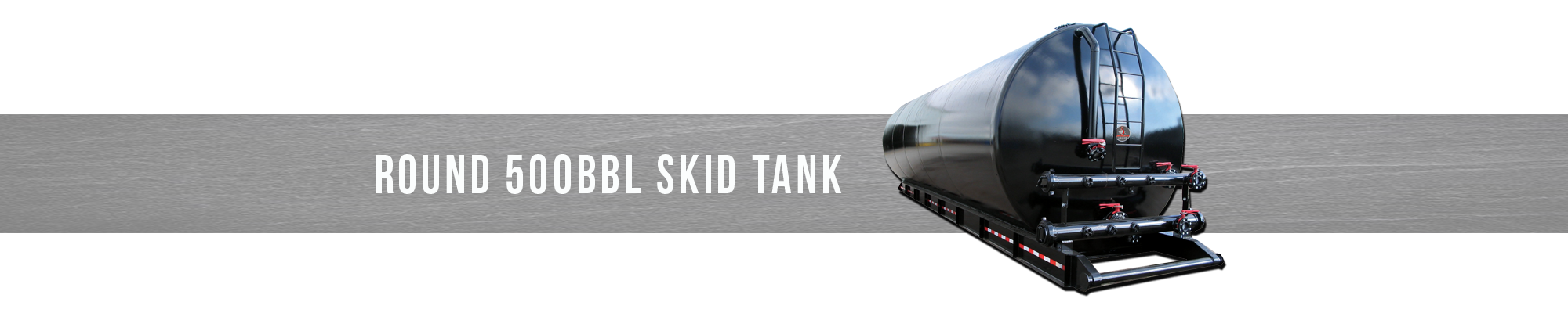 Round 500BBL Skid Tank